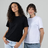 Camiseta Básica Negra Adulto Mujer