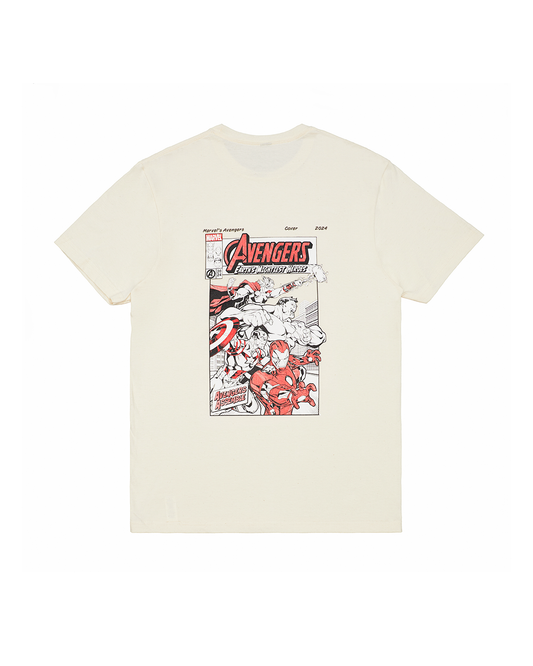 Camiseta Avengers Assemble Natural
