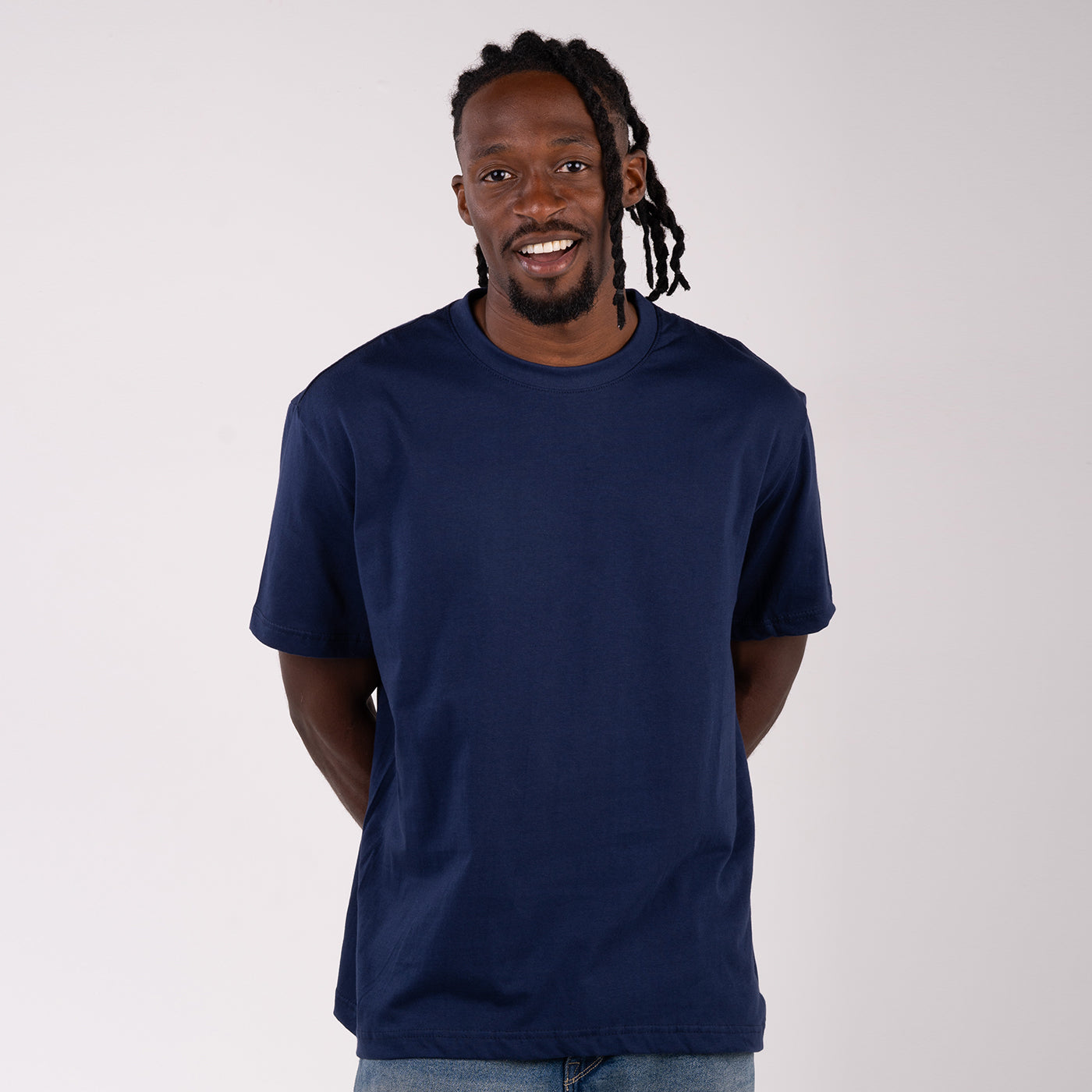 Camiseta Regular Tropical Azul Marino