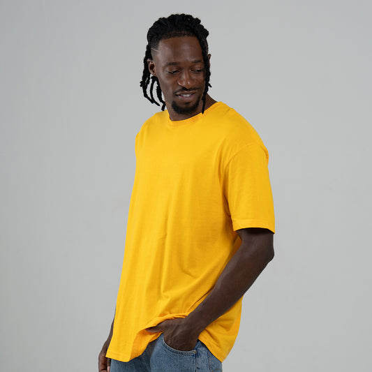 Camiseta Básica Adulto Unisex Ring Spun Oro Gildan Ref. 64000