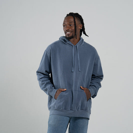 Buzo Básico Unisex Con Capucha Comfort Colors Azul denim Ref. 1567