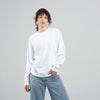 Camiseta Básica Manga Larga Unisex Cuello Redondo Blanco Gildan Ref. 5400