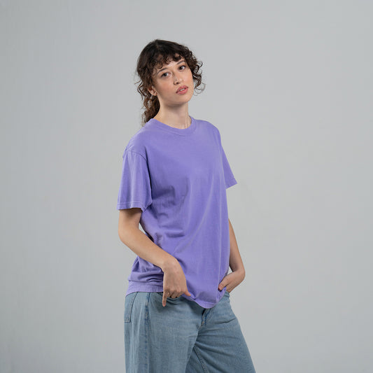 Camiseta Básica Unisex Comfort Colors Violeta Ref. 1717