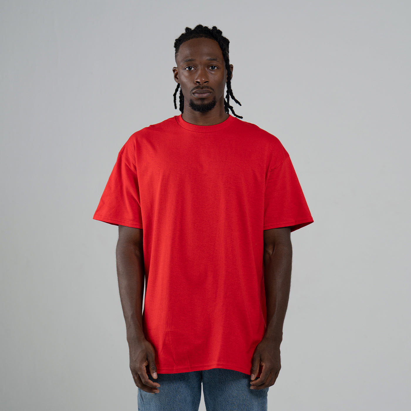 Camiseta Básica Adulto Unisex Rojo Gildan Ref. 5000