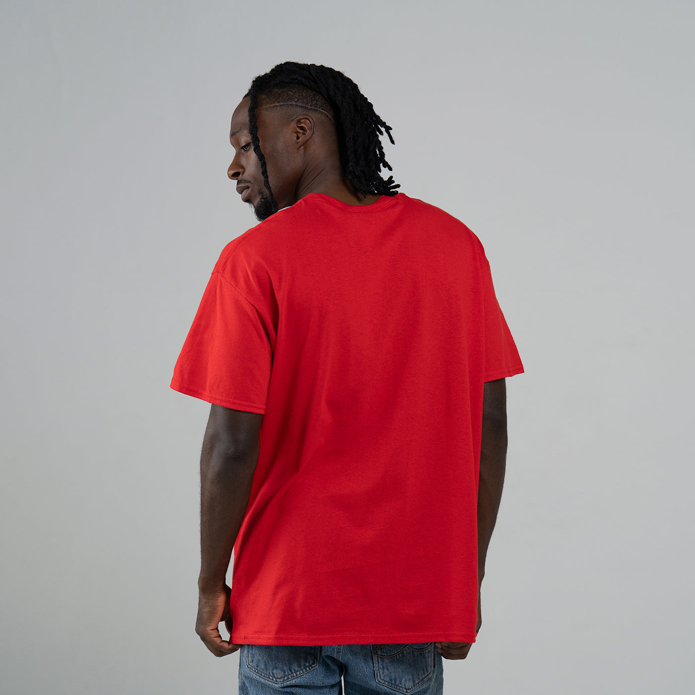Camiseta Básica Adulto Unisex Rojo Gildan Ref. 5000