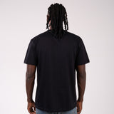 Camiseta Regular Tropical Negro