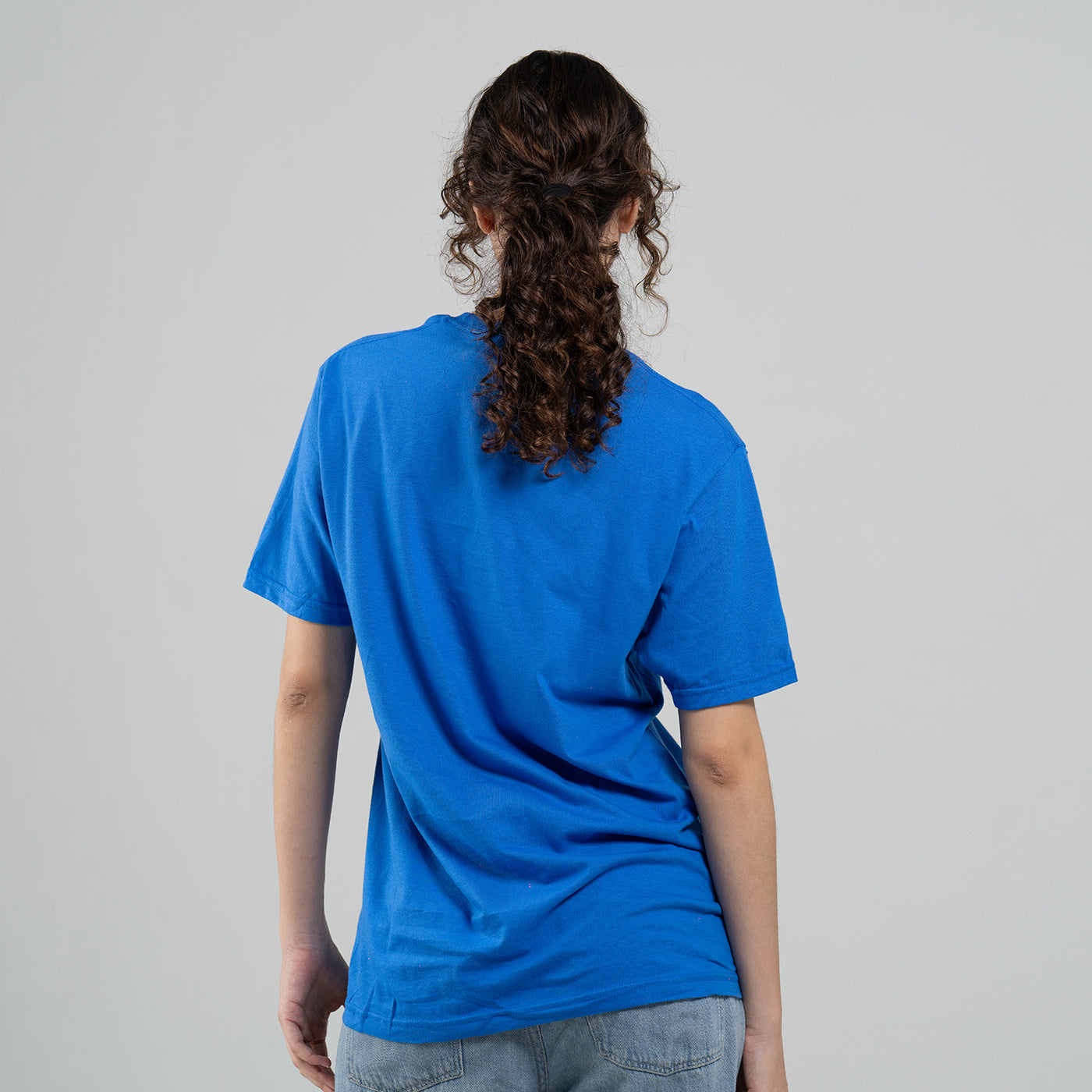 Camiseta Básica Adulto Unisex Ring Spun Royal Gildan Ref. 64000