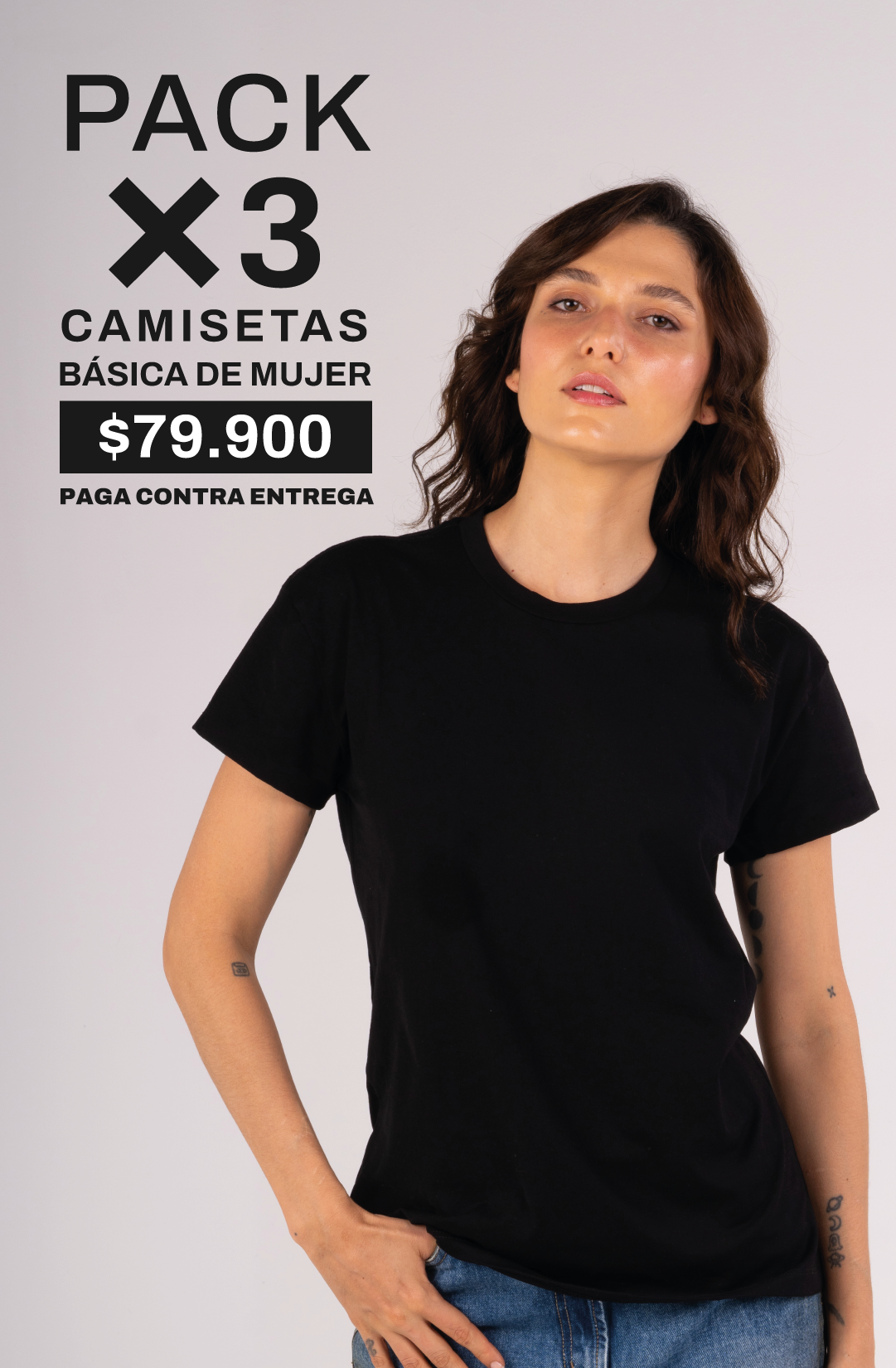 Camiseta Básica de Mujer