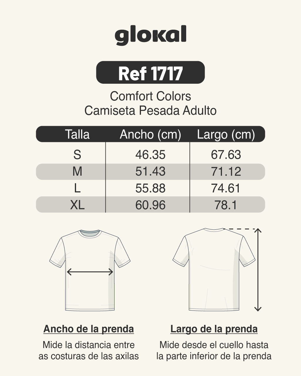 Camiseta Comfort Colors Negro Ref. 1717