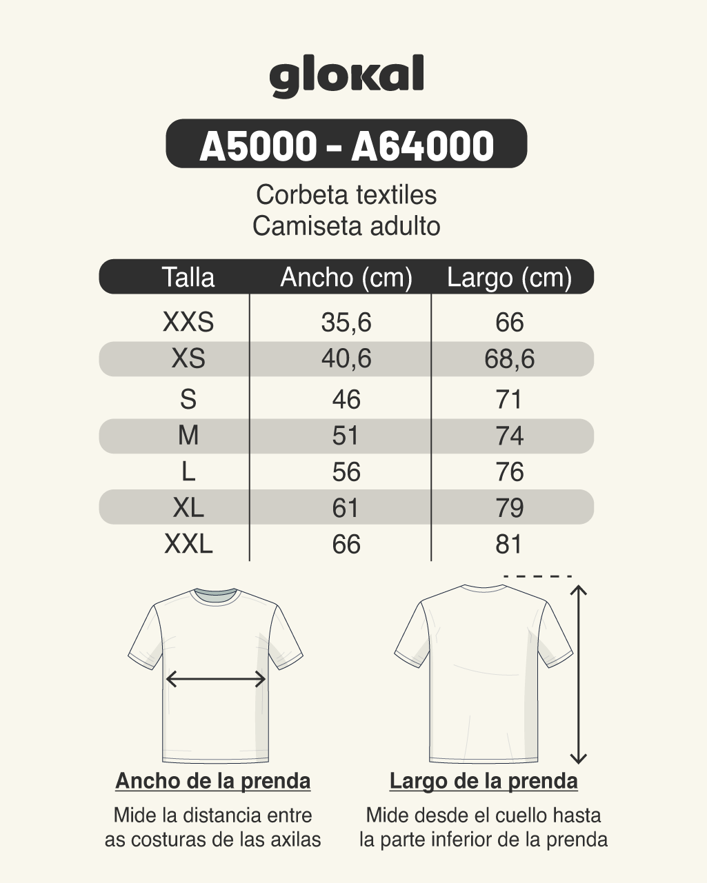 Camiseta Adulto Blanco Ref. A64000