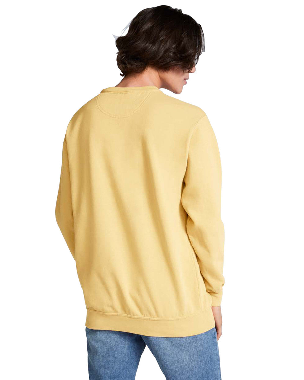 Buzo Cuello Redondo Comfort Colors Amarillo Claro Ref. 1566