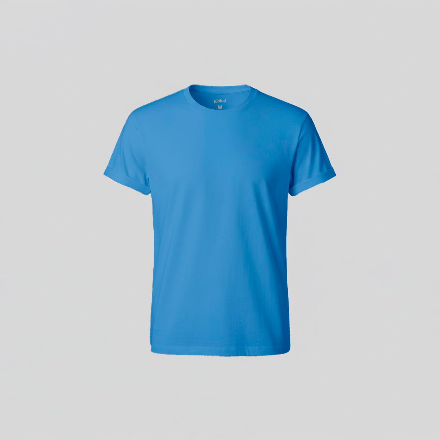 Camiseta Clásica Primavera Azul Claro