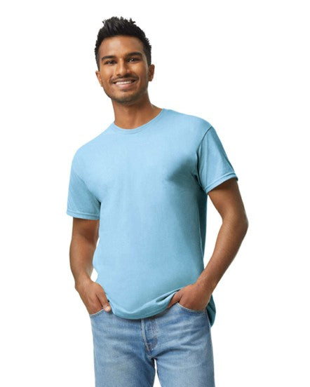 Camiseta Adulto Azul Claro Gildan Ref. 5000