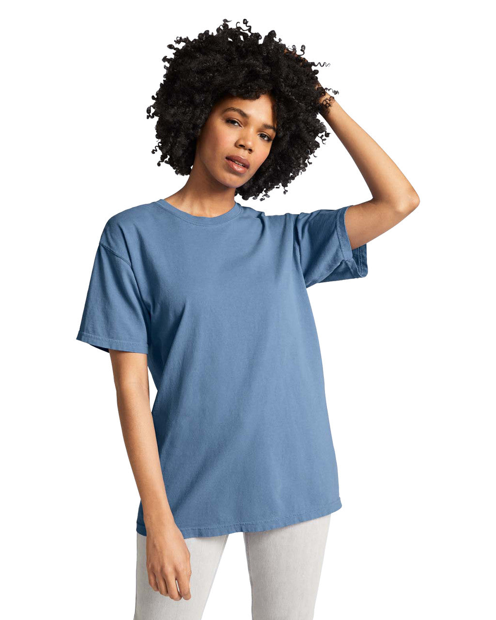 Camiseta Comfort Colors Azul indigo claro Ref. 1717