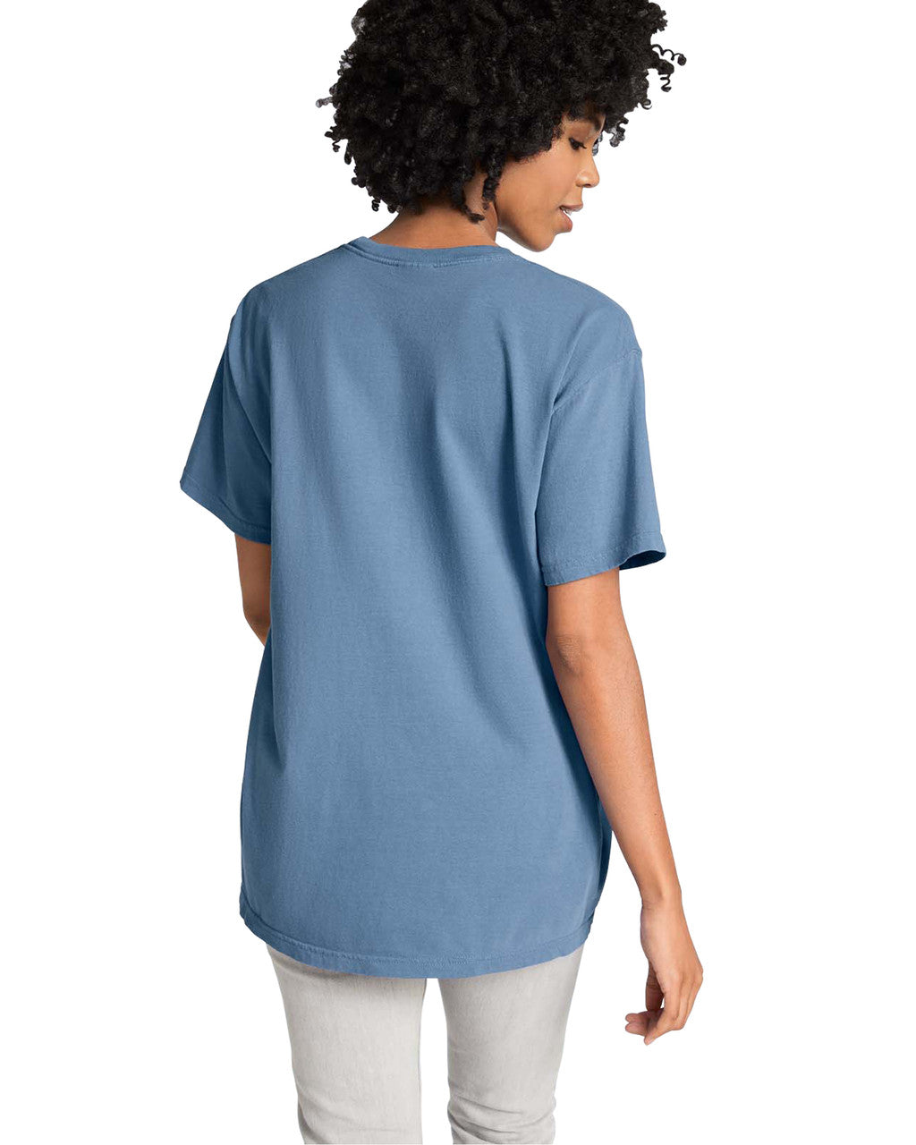 Camiseta Comfort Colors Azul indigo claro Ref. 1717