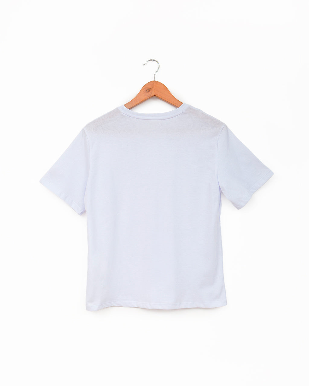 Camiseta Básica Blanca Adulto Mujer