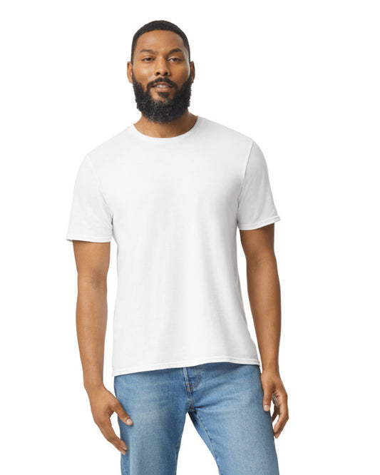 Camiseta Adulto Ring Spun Blanco Gildan Ref. 64000