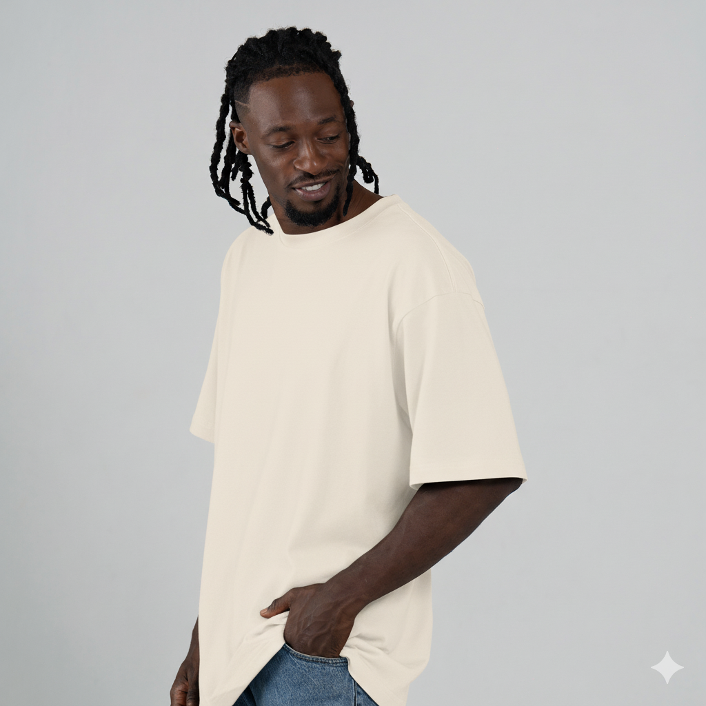 Camiseta Oversize Natural