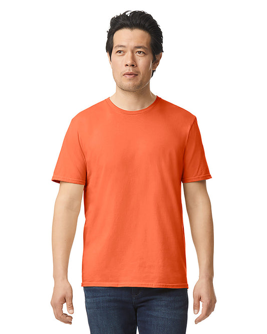 Camiseta Adulto Ring Spun Naranja Gildan Ref. 64000