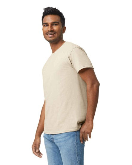 Camiseta Básica Adulto Unisex Natural Gildan Ref. 5000