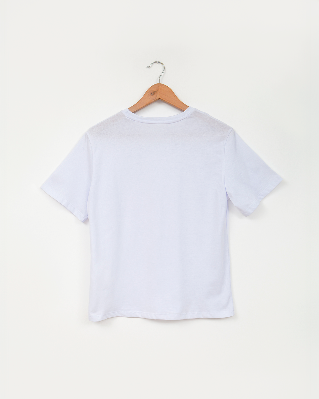 Camiseta Básica Blanca Adulto Mujer