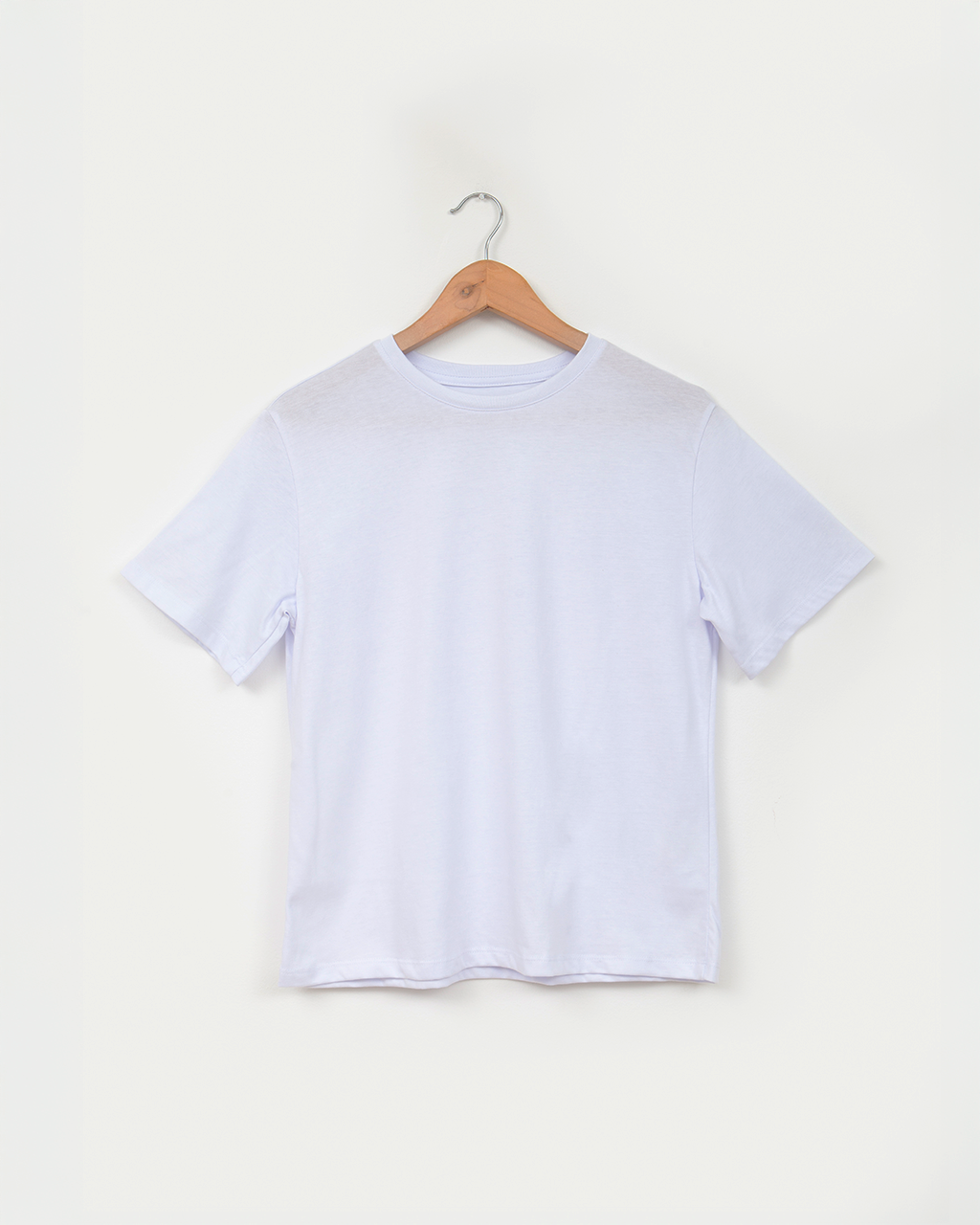 Camiseta Básica Blanca Adulto Mujer