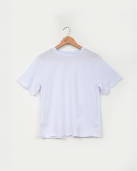 Camiseta Básica Blanca Adulto Mujer