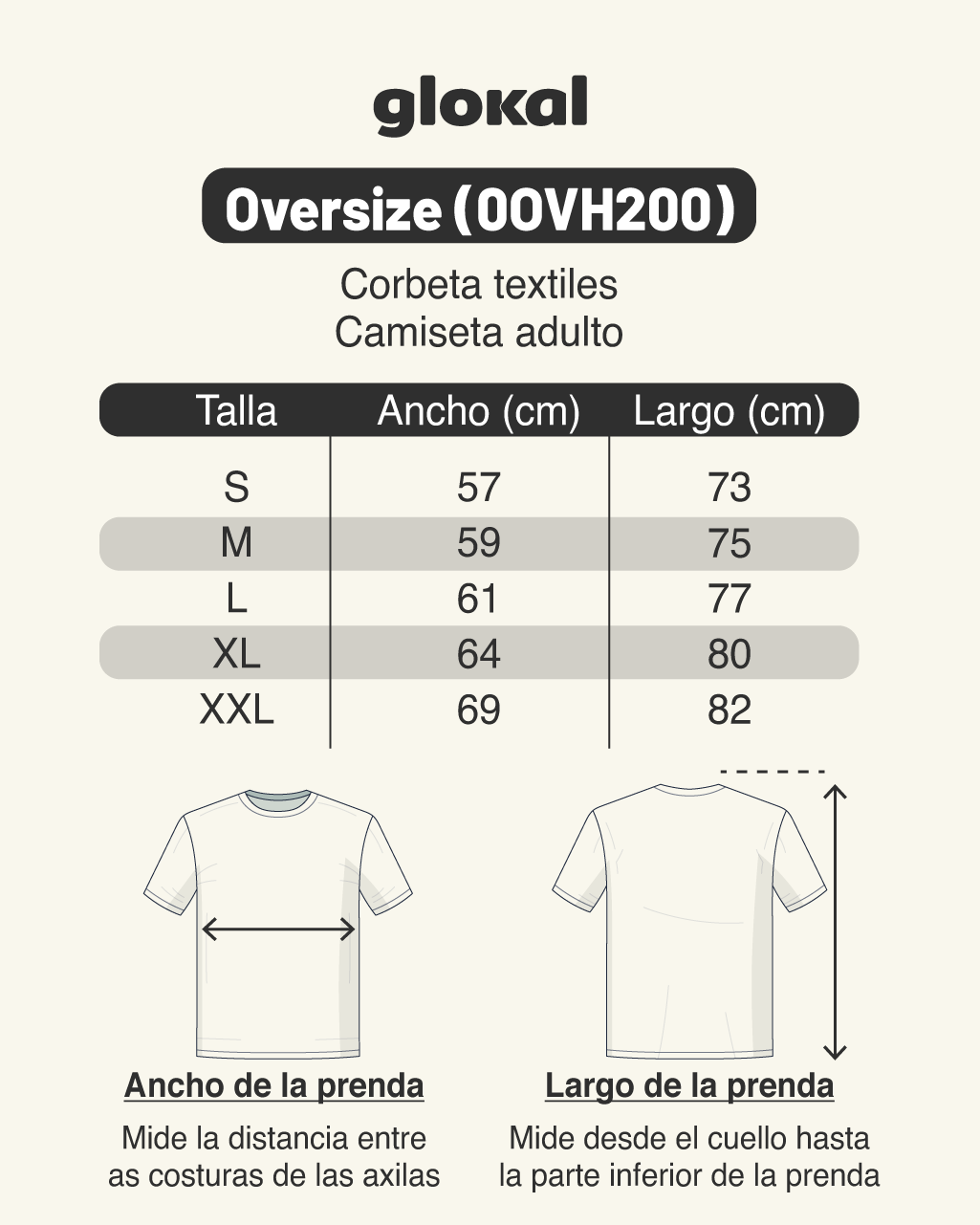Camiseta Adulto Unisex Oversize Blanca