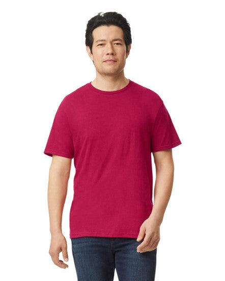 Camiseta Adulto Ring Spun Rojo Cereza Antiguo Gildan Ref. 64000