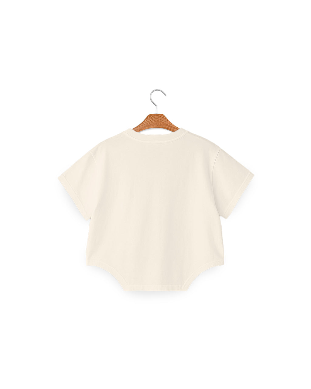 Camiseta de Mujer Corte Irregular Natural