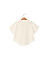 Camiseta de Mujer Corte Irregular Natural