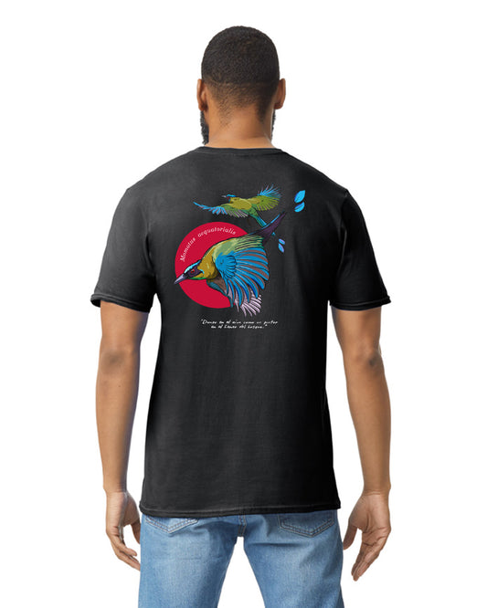 Camiseta Adulto "Aves de mi tierra" Barranq negro